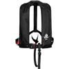 12skipper Gilet di salvataggio automatico 165N ISO con cintura in vita, nero