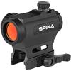 SPINA OPTICS KeenSight-20 Mirini a Punto Rosso 1x20mm Cannocchiali per Fucile Mirino Riflesso 2 MOA con Reticolo a Punto e 11 Livelli di Luminosità, con Montatura a Sgancio Rapido Montatura del Cannoc