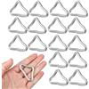 UTHCLO Anelli Resistenti e Durevoli Triangolari per Trampolino in Ferro la Rete Elastica Accessori di Ricambio del Tappetino del Trampolino