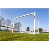 POWERSHOT® Porta da calcio in PVC 3,7 x 2 m - MADE IN GERMANY - 2 anni di garanzia e installabile tutto l'anno! (+ Borsa)