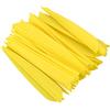 Juwaacoo Frecce Alette 4 Pollici Piume in Plastica per Confezione di 50 Frecce Tiro Con l' Fai da te (Giallo)