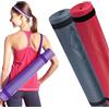 BAKAJI Set 2 x Tappetini Yoga Antiscivolo Colori Assortiti 175 x 60 cm, Alta Densità Materassino Tappeto Allenamento Fitness Aerobica Palestra Ginnastica con tracolla, Promo Pack 2 pezzi Yoga mat