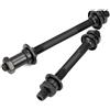 WAZUBC Set di 2 Pezzi per Mozzo della Ruota della Bicicletta 108mm e 145mm ASSE Anteriore e Posteriore per MTB Set di Meccanismi di Cambio per Bici da 3/8
