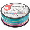 Daiwa - jbraid 8 Braid 500, Colore: Multicolore, Taglia 0.350 mm