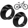 Tissting Rondella Conica Bici, Distanziatore Conico in Lega Alluminio 15mm per Forcella Anteriore, Montaggio Facile per Mountain Bike e Road Bike, Guarnizione Auricolare Bicicletta