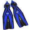 SEAC F1 S, Pinne da Subacquea ultraleggere con cinghiolo Elastico, 730 Grammi, Prestazioni Elevate Unisex Adulto, Blu, L/XL