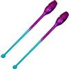 APLVFFZH 2 Pezzi Clavette Ginnastica Ritmica Collegabili Bastoni Danza Attrezzi Allenamento Materiale Pp Leggero Facile da Usare Adatti a Gare Spettacoli Pales, Blu Viola