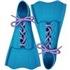 ENEN Pinne Corte Nuoto Piscina Regolabili Taglia 24-47, Pinne Snorkeling in Silicone Morbide per Allenamento Unisex per Bambini e Adulti Uomini Donne per Nuoto Snorkeling (XL(44-47),LJP Blu)