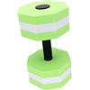 F Fityle Manubrio Acquatico Manubrio Acqua Manubrio Nuoto Bilanciere Manubrio Resistenza Piscina Bilanciere Acquatico Leggero Galleggiante per Sport Acquatici, Verde