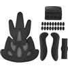 iplusmile 23 Pezzi Imbottiture Per Caschi Kit Di Ricambio Per Spugne Casco Bicicletta Facile Da Installare e Sostituire