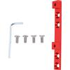 Buachois Set Portabottiglie per Biciclette, Portaborraccia Accessori,107 X 12 X 8mm Supporti per Gabbia per Bicicletta a 4 Fori, Adattatore di Regolazione della Posizione del Foro per Telaio per Mountain