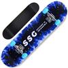 DDMINE Completo Skateboard 31 Pollici,7 Strati di Legno D'acero, Skateboard Completo Preassemblato, Skateboard Longboard con Cuscinetto ABEC-7 per Adolescenti Adulti (SSG)