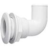 Nuova Rade Scarico a mare Gomito 90° tubo Ø 20mm , PA, Bianco Diam. 38 mm - NUOVA RADE