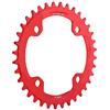 Alomejor Anello di Catena per Bici 32/34/36 / 38T BCD 104mm Corona Singola Manovella di Sostituzione per Mountain Bike(36T-Rosso)