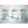 Piranha Fishing Line SURFCASTING 3 TERMINALI A 1AMO con Scorrevole Sissy per SARAGHI E ORATE MORMORE