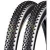 ECOVELO 2 COPERTONI DSI 27.5 X 2.10 (54-584) PER MTB BICI BICICLETTA NERO MOUNTAIN BIKE