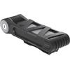 Voxom Foldylock Compact, Lucchetto Pieghevole. Unisex-Adulti, Grigio, 85c m