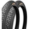 ECOVELO 2 Copertoni 20 x 1.95 (54-406) per BMX, City Bike, Bambino | Pneumatico Stradale Nero in Gomma Bike Bicicletta