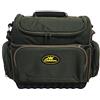 Carson M Carson - Borsa Pesca da Carpa Anti Pioggia Multi Tasche con 2 Vani Capienti in Materiale Isotermico Resistente e Tracolla Imbottita per Trasportare Esche e Accessori, Barattoli Porta Boilies (MF4028)