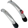 QiaoJun Parafango Bici,Set Parafanghi Bici 14 pollici pieghevole bici parafango parafango 2pcs anteriore posteriore ciclismo bici da ciclismo Guardia mtb Biciclette con accessori per bici da luce posteriore (