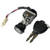 Ronyme Interruttore di Blocco per Bici elettriche, Design Compatto, Interruttore a Chiave a 2 Fili con 2 Chiavi di Ricambio per Biciclette elettriche