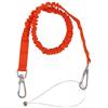 LeeQinersw 2X Cordino di Trattenimento per Arrampicata, Cinturino di Protezione Anticaduta con Due Cordini con Fibbie per Esterni