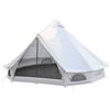 Skandika Tipi 400/500 Tenda da campeggio indiana per 8/10 persone | materiale Oxford riciclato, altezza 2-3 m, colonna d'acqua 3000 mm, zanzariera, pavimento cucito (Tipi 400/8 pers)
