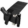 Gexgune pistola fondina materasso nero comodino auto tattico per Beretta 92 G1ock 18 19 26 1911 9mm fondina (Nero)