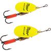Mepps Aglia Set: 1 x Aglia Fluo Chartreuse Taglia 0 + 1 x Aglia Fluo Chartreuse Taglia 1