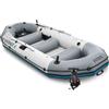 Intex Mariner Canotto per 4 Persone, con Remi in Alluminio e Potente Pompa ad Aria