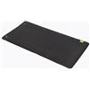 TREXO Tappetino da allenamento professionale in nero, 100 x 50 cm, in PVC, durevole e stabile, elastico, ideale per yoga, pilates, allenamento della forza, spessore 10 mm