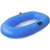 Eventerde Barca Gonfiabile Piscina Canotto Con Fondo Trasparente 160x110cm Barca Gonfiabile Per Bambini Relax Galleggiante E Libero Per Spiaggia E Per Esplorazione E Attività Acquatiche
