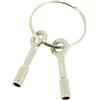 HAMAX Chiave di Ricambio per seggiolino per Bambini, per Staffa bloccabile (Singola) e Accessori, Argento