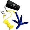 Shunfaji Kit di Ancoraggio Pieghevole in Alluminio con Corda per Canoa, Kayak, Piccola Barca, Ancora per Barca SUP, Paddle, Kayak, Canoa, Barca a Motore Present