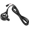 Herklotzn Acceleratore per pollice per bicicletta elettrica EBike,Acceleratore per acceleratore per dito FT-21X,Controllo della velocità per parte di accessori Ebike Pocket Scooter,12-72V universale