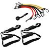 Fitness Health Sospensione Bodyweight Trainer System Kit Sling Training Strap Strap Kit di resistenza con ancoraggio porta e maniglie per casa palestra fitness con guida per esercizi in viaggio e