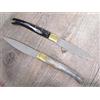 generico 1x Coltello Sardo 24 CM Lama 11 cm Sardegna Pattada Manico in Corno di Lucido