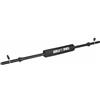 GORILLA SPORTS® Bilanciere per Aerobica - con Cuscinetto Protettivo, Lunghezza 130 cm, Diametro 30 mm, incl. 2 Chiusure a Molla, Nero - Barra per Aerobica, Sbarra, Asta, Sollevamento Pesi