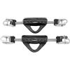NUMNBE Spring Strap per Pinne da Immersione, Cinturino Tallone Doppio Uso in Acciaio 316, 2 Pezzi Blu, Compatibile con Jet Fin OMS - Fibbia Antiruggine, Design Resistente e Sicuro (Schwarz)