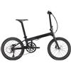 KABON Bicicletta pieghevole per adulti, mini-compatto pendolari in fibra di carbonio City Folding Bike 20inch Carbon Folding Bicycle con ruota in carbonio