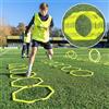 FORZA Anelli Ottagonali per Allenamento Calcio [Pacco da 6] | Attrezzatura per Allenamento Calcio | Set di Anelli Polisportivo per Agilità | Allenamento di velocità | Attrezzatura Sportiva