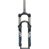 ZECHAO Mountain Bike Suspension Fork, 26/27.5/29 Pollici in Lega di Alluminio Forcella Meccanica 1-1/8 Controllo della Spalla Corsa 100mm Disc Brake Nero Forcella Anteriore (Color : Black Blue, Siz