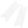 GARVALON 2 Fogli Pellicola Protettiva Trasparente Adesiva per Pedivella Bici da Corsa Protezione per Guarnitura Road Bike Film Antiscivolo Lucido per Braccio Pedivella Accessori Bici Corsa