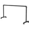 BCOMFY Sbarra Danza Classica Palo da Balletto in Acciaio da 3,3-6,6 Piedi, palo da Allenamento per Danza monostrato Portatile e Mobile, Adatto per Uso Domestico, Studio di Danza (Color : Black, Size : 2M/6
