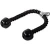 Generico Corda per Tricipiti 70cm Esercizi Palestra con Attacco ai Cavi Cavo Alto Bodybuilding Push Down Attrezzo Manico
