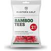 Generic Masters Graduate - Maglietta da golf in bambù, confezione da 25 pezzi, colore: Rosso