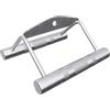 GORILLA SPORTS® Maniglia Parallela - 18,5 cm lungo, Carico Massimo 200 kg, Acciaio Cromato, Impugnatura Doppia Antiscivolo, Zigrinato - Attacco per Cavo, Maniglia per Canottaggio, Tricipiti, Palestra