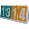 JISADER Flip Score Board Tabellone Segnapunti da Tavolo per Segnapunti Sportivi Portatili per Sport con Palla da Tennis da Basket, Giallo Verde