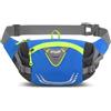JUCHRZEY Marsupio da corsa in nylon Marsupio da corsa leggero Marsupio portatile elastico traspirante Accessori sportivi ad alta capacità (Blu)