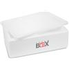 THERM BOX THERM-BOX Scatola termoisolante in polistirolo 29W, spessore parete: 3 cm, volume: 29,1 L, interno: 53 x 33 x 16 cm, scatola termoisolante, scatola refrigerante, scatola per mantenere il calore